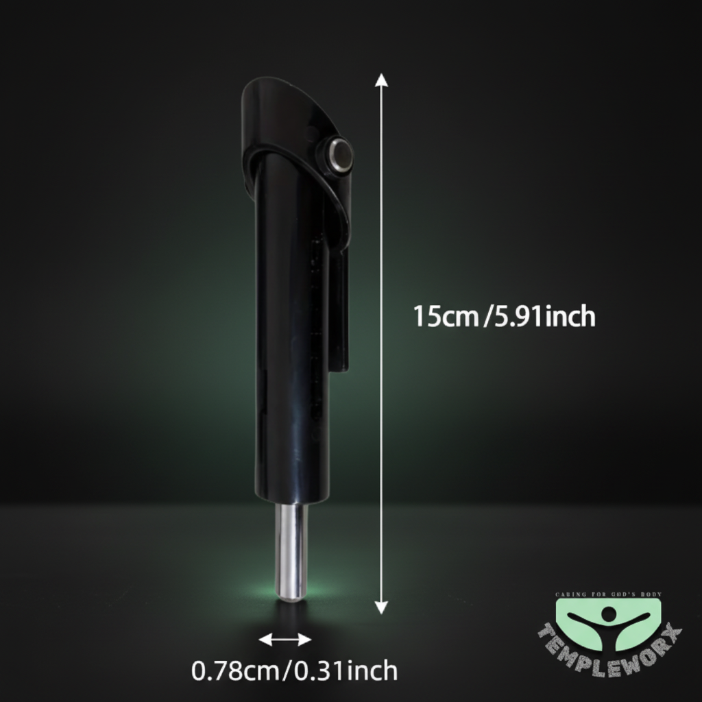 IronKey™ Pin - Dimension View with TempleWorx Logo