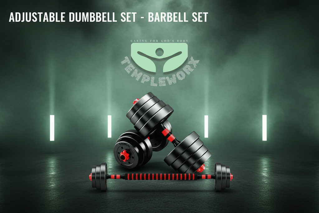 TempleWorx Dumbbell Set - Green Atmosphere v2