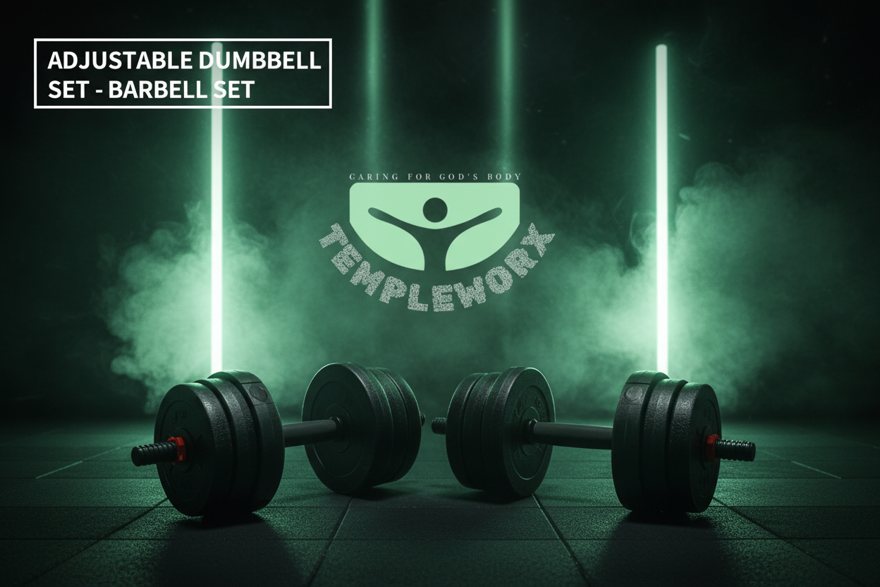 TempleWorx Dumbbell Set - Green Atmosphere