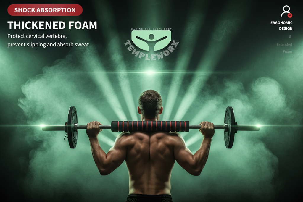 TempleWorx Foam Barbell - With Descriptions